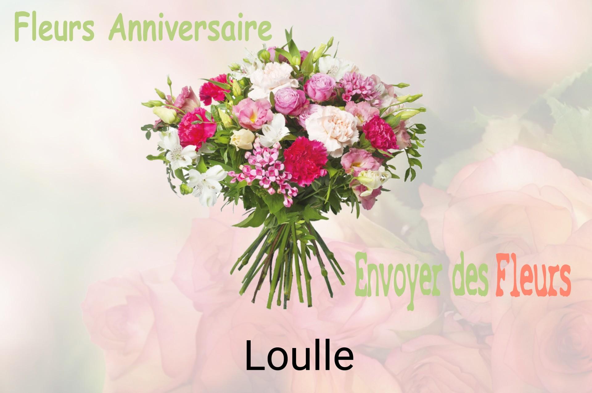 Bouquet de fleurs d’anniversaire livré à Loulle